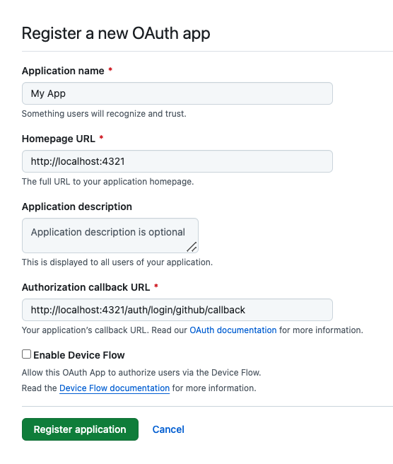 Github-OAuth-New-App